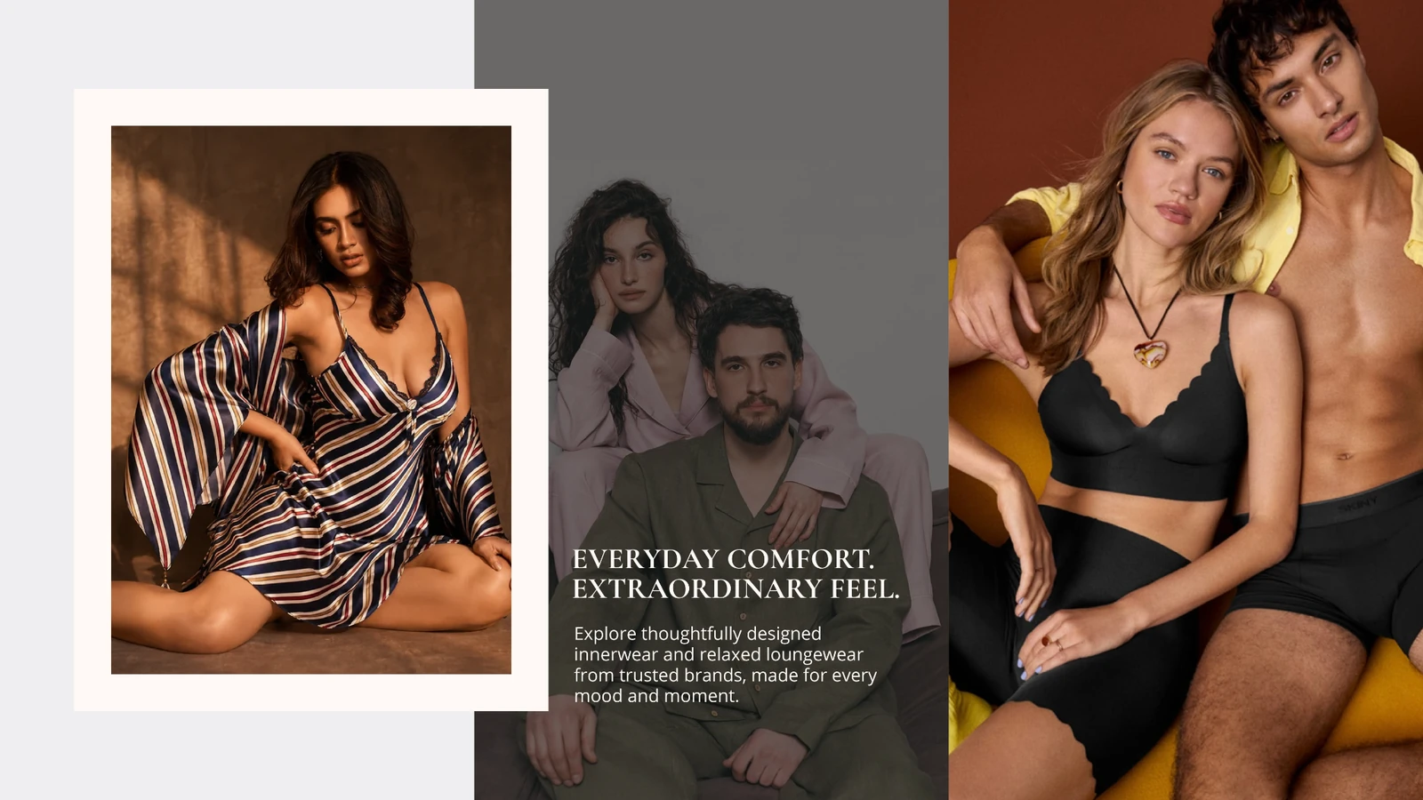 Everyday lingerie and holiday swimwear